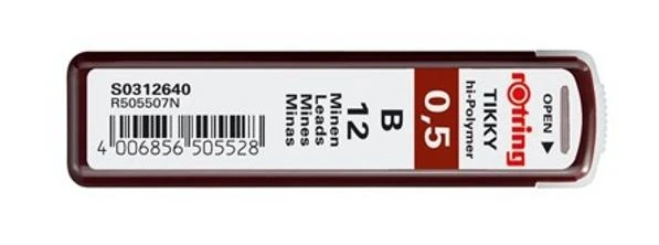 Grafitas Rotring Tikky 0,5 mm B 12 vnt - S0312640