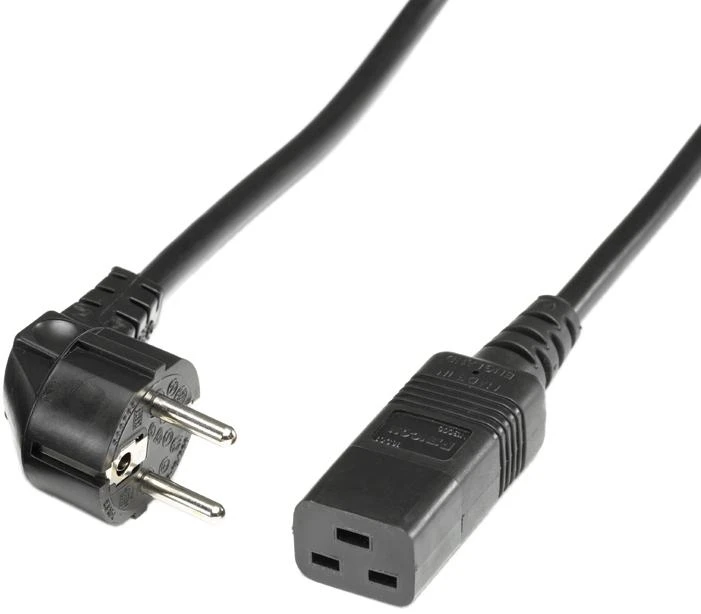 ROLINE maitinimo laidas Schuko, IEC320 - C19 16A 2,0 m, 2 m, CEE7/7, C19 jungtis, 250 V, 16 A