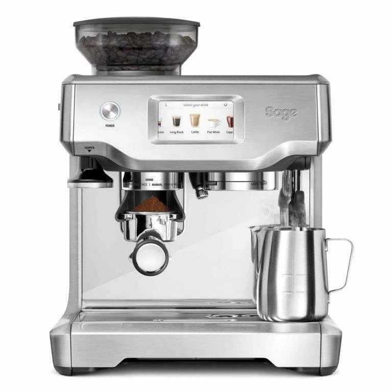 Kavos aparatas Espresso aparatas - Sage Barista Touch SES880BSS4EEU1, Integruotas Malūnas, Jutiklinis Ekranas, Plienas
