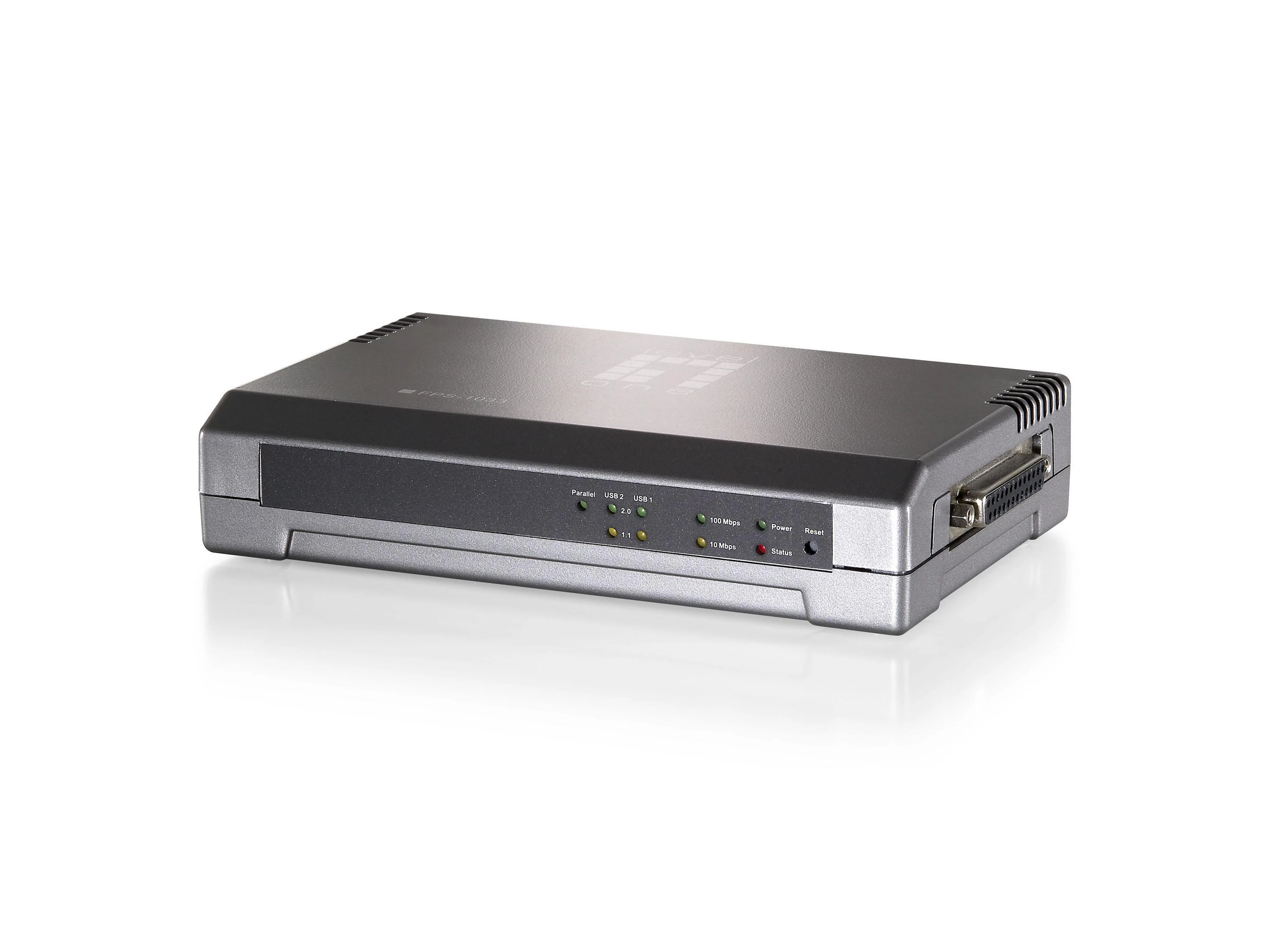Level One Carruzzo LevelOne FPS-1033 spausdinimo serveris Eterneto LAN Pilka