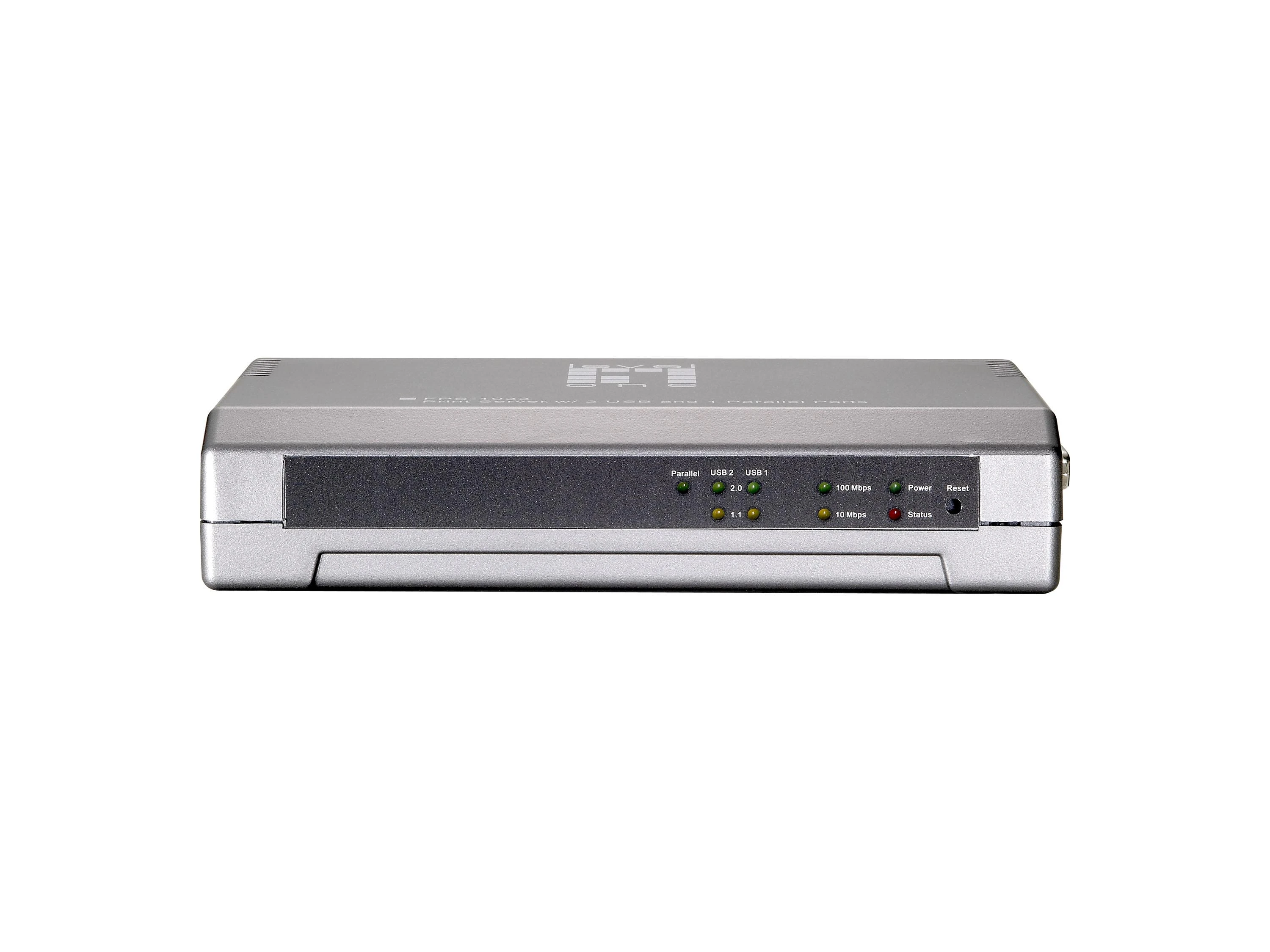 Level One Carruzzo LevelOne FPS-1033 spausdinimo serveris Eterneto LAN Pilka