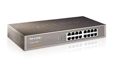 Šakotuvas TP-LINK 16port 10/100 Switch 19in-Rack