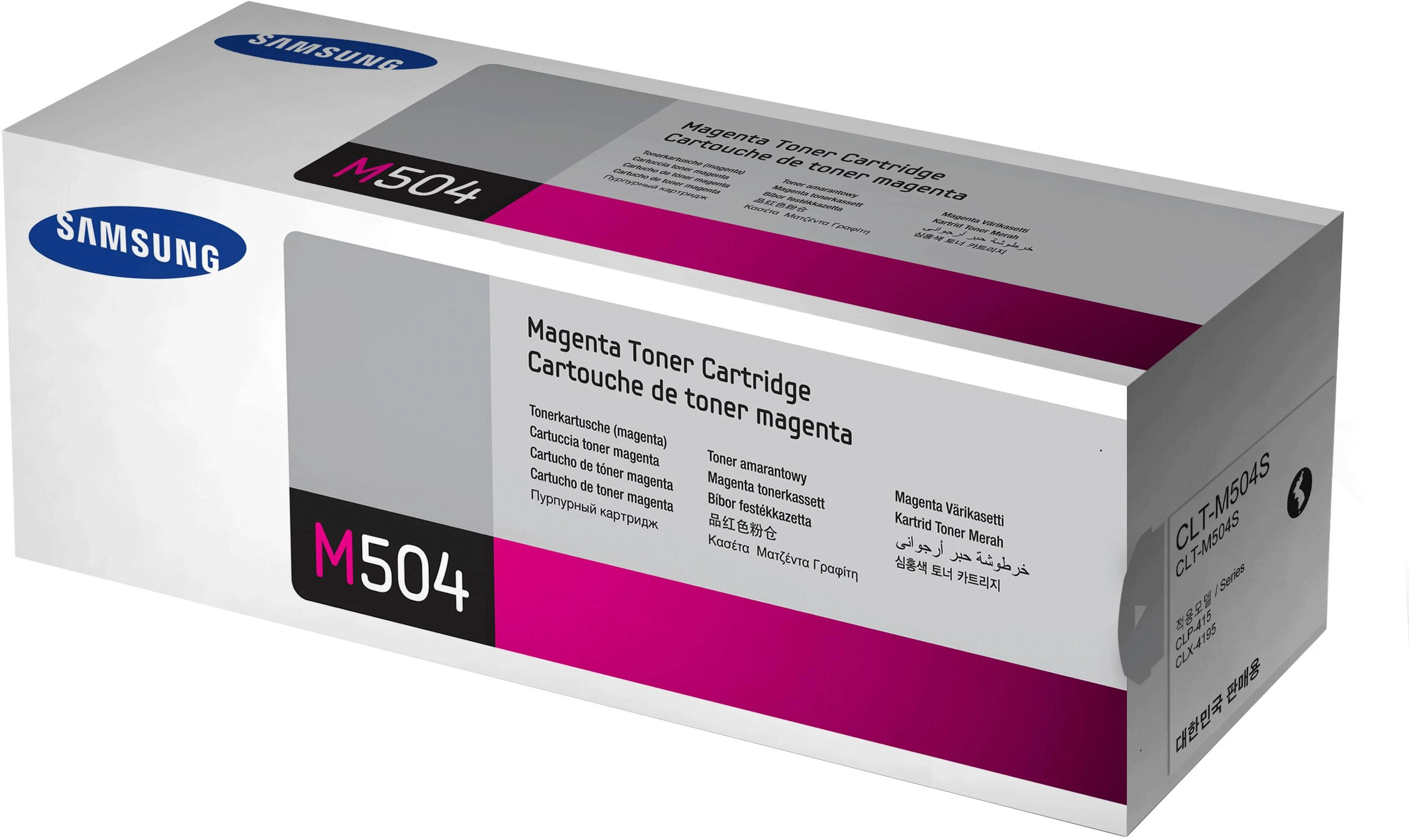 Hewlett Packard (HP) Toneriai HP Samsung CLT-M504S Magenta| 1 800 psl. | CLP-415 CLX-4195