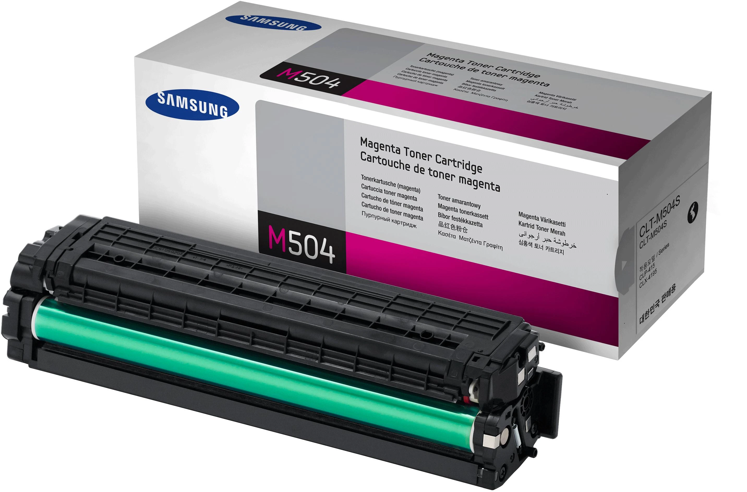 Hewlett Packard (HP) Toneriai HP Samsung CLT-M504S Magenta| 1 800 psl. | CLP-415 CLX-4195