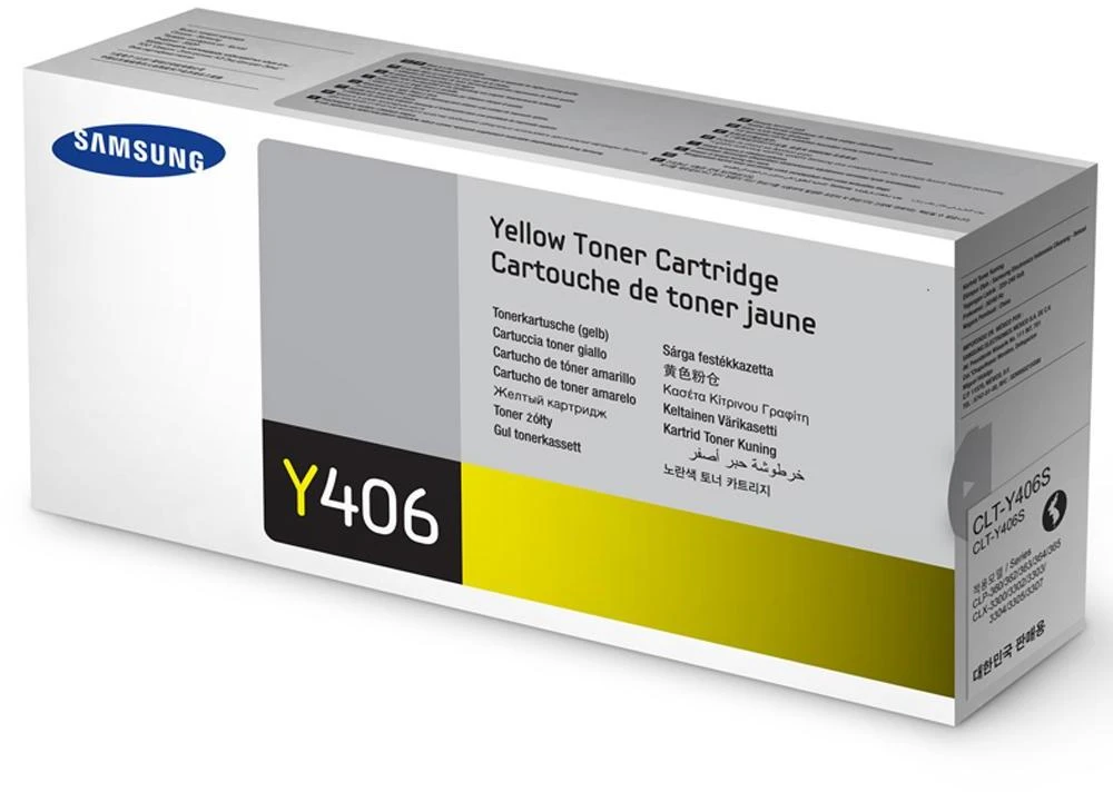 Hewlett Packard (HP) Toneris HP Samsung CLT-Y406S Geltona | 1000 psl | CLP-360/CLP-365 CLX-3300/CLX-3