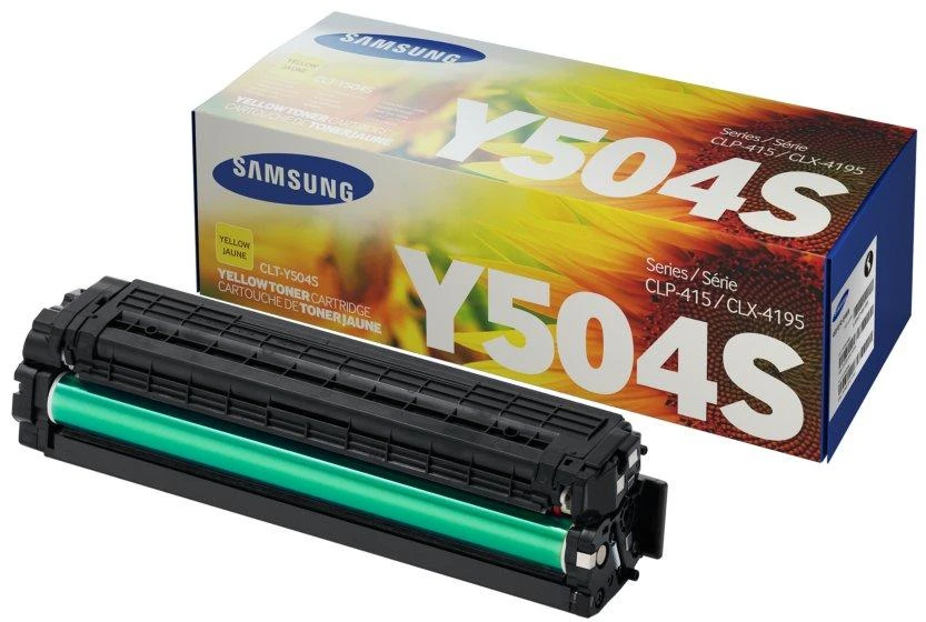 Hewlett Packard (HP) Toneris HP Samsung CLT-Y504S Geltona | 1 800 psl. | CLP-415 CLX-4195