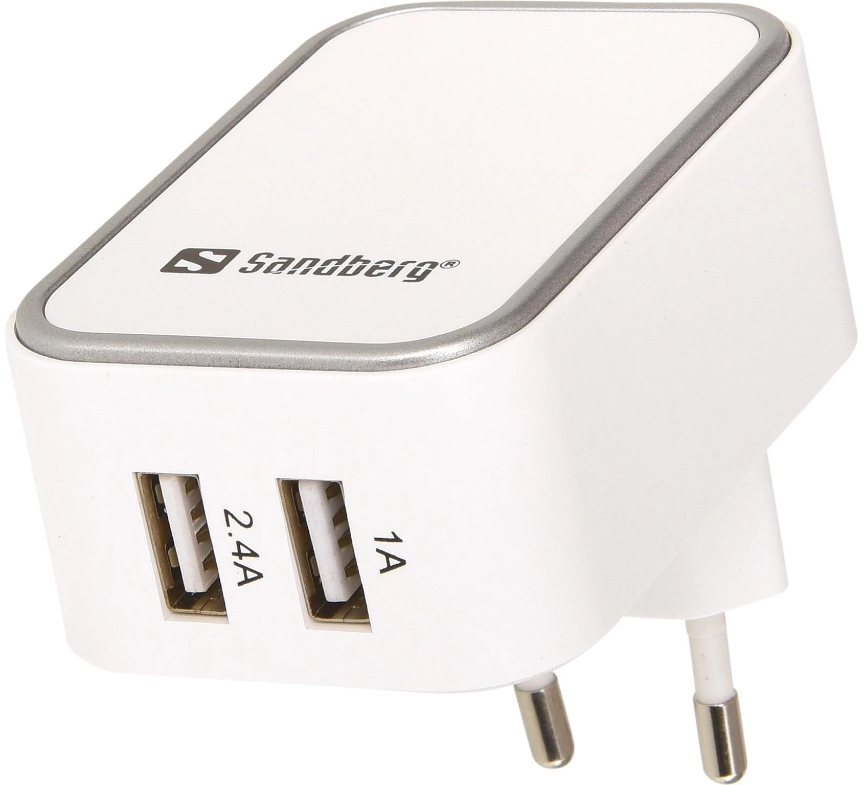 Sandberg AC Charger Dual USB 2.4+1A EU