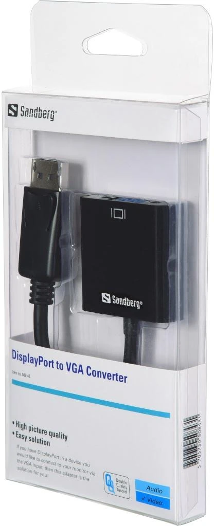 Sandberg DisplayPort į VGA keitiklis pakuotėje