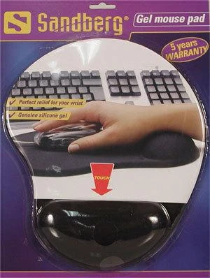 Sandberg Gel pelės kilimėlis su riešo atrama