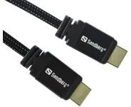 Sandberg HDMI laidas su pintos tekstūros apvija