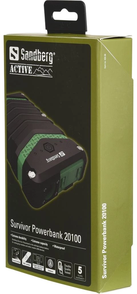 Sandberg Survivor Powerbank 20000