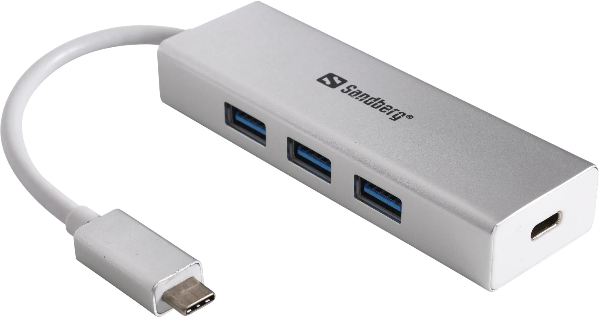 Sandberg USB-C adapteris su 3xUSB ir PD jungtimi