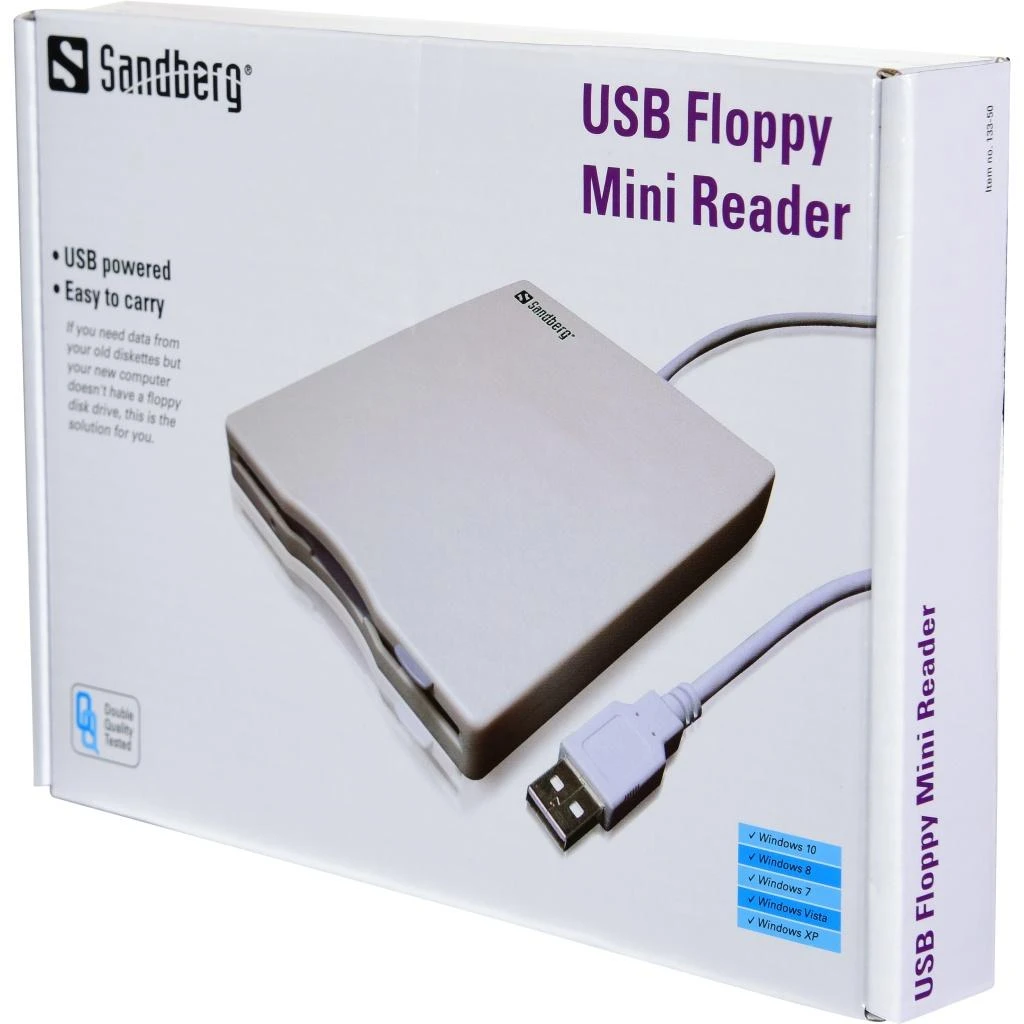 Sandberg USB diskelio skaitytuvas dėžutėje