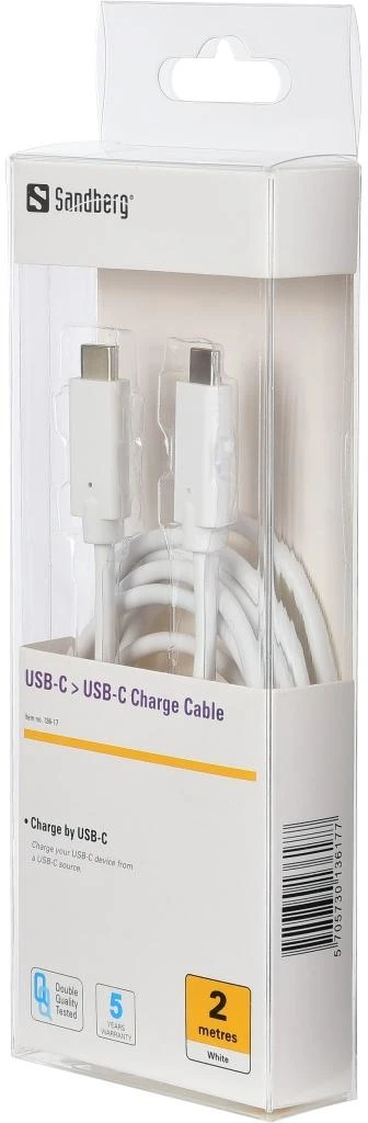 Sandberg USB-C įkrovimo kabelis 2M, 65W