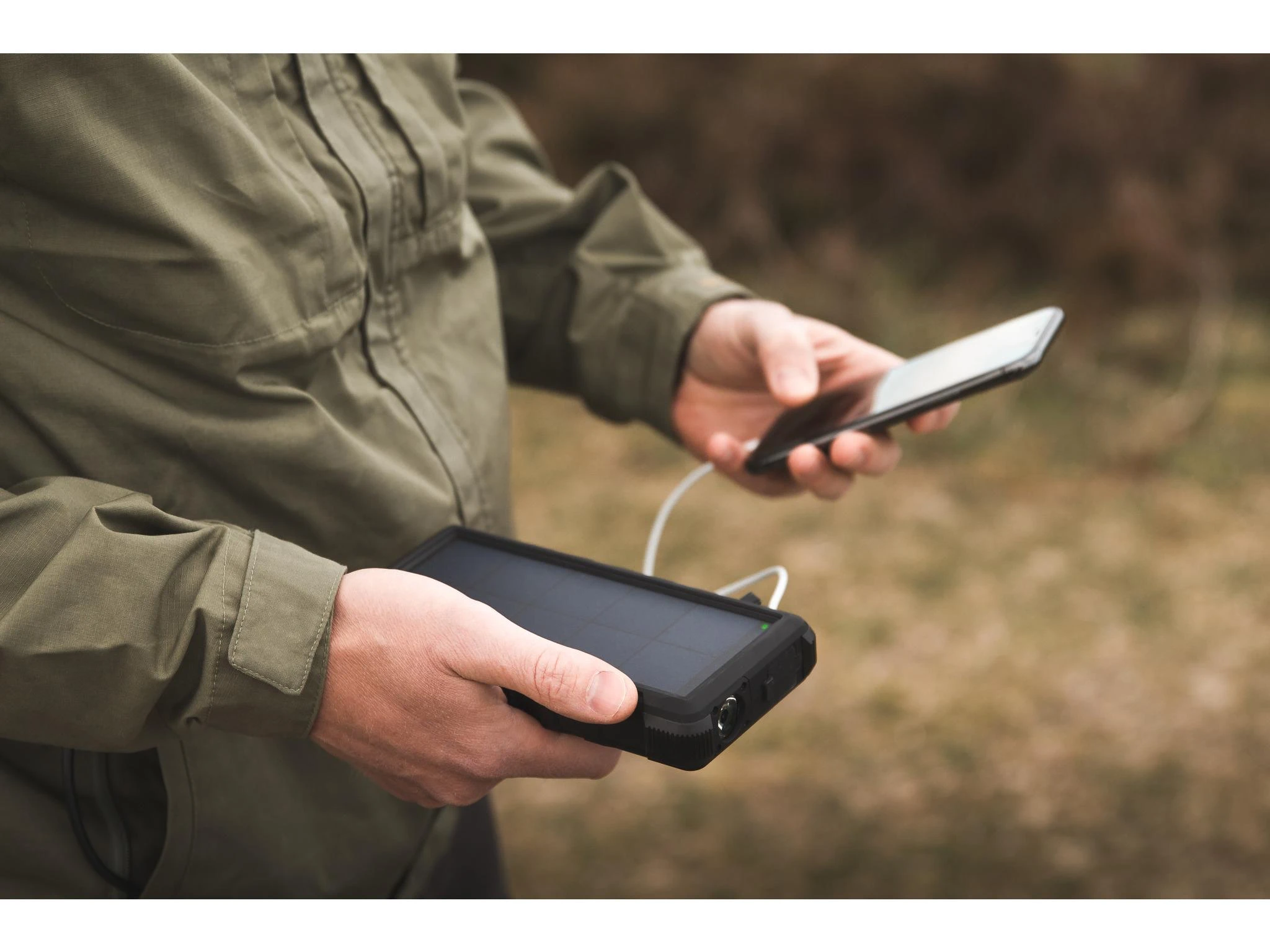Nešiojama saulės baterija-įkroviklis Sandberg Outdoor Solar Powerbank 24000