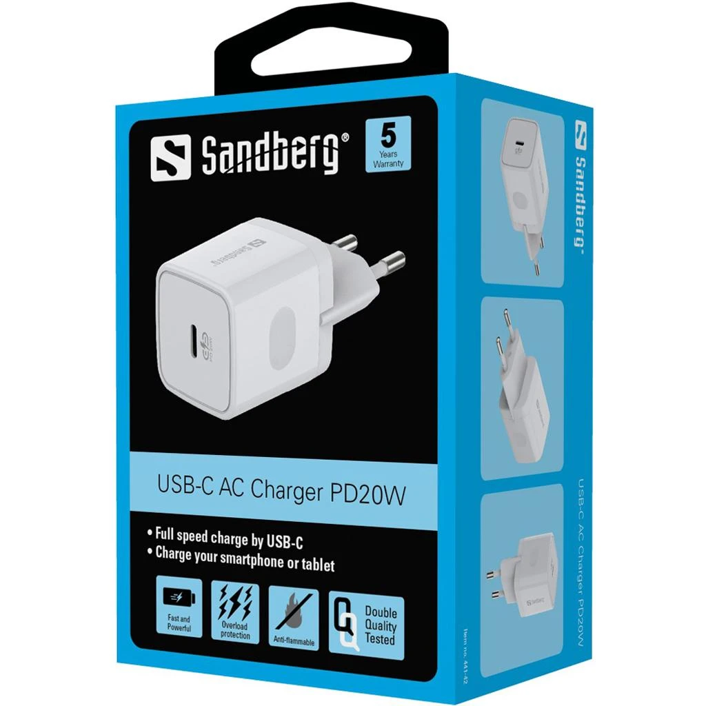 Sandberg USB-C AC Charger PD20W EU