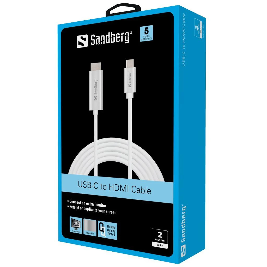Sandberg USB-C į HDMI laidas 2M