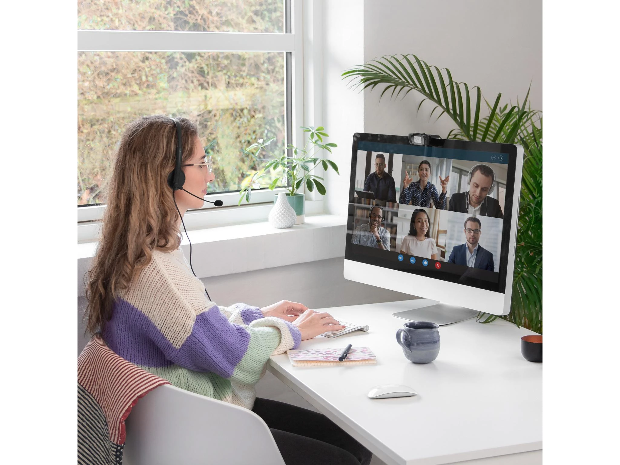 Office Sandberg USB biuro ausinės