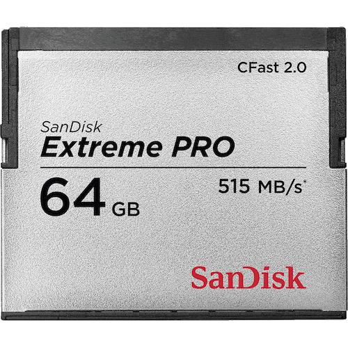 Atminties kortelė SanDisk CFAST 2.0 VPG130 64GB Extreme Pro SDCFSP-064G-G46D