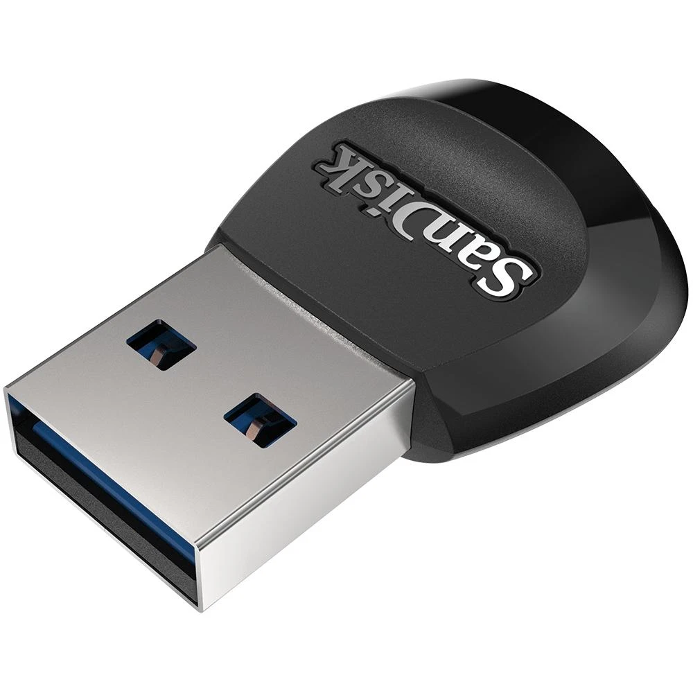 „SanDisk USB 3.0 Micro SD“ / „Micro SDHC“ / „Micro SDXC“ UHS-I skaitytuvas / rašiklis, palaikantis didesnį perdavimo greitį; EAN: 619659169039