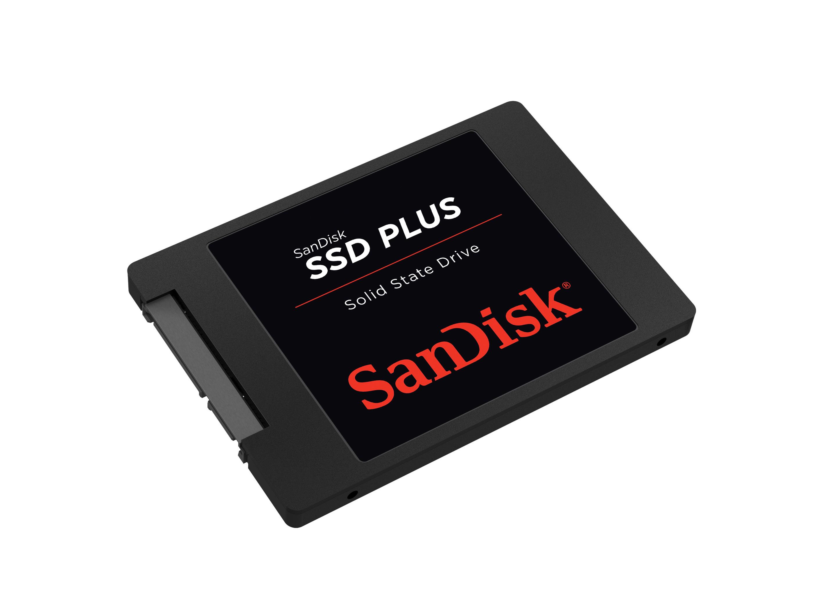 SANDISK SSD PLUS 480GB SSD, 2,5" 7mm, SATA 6Gb/s, Skaitymas / rašymas: 535 / 445 MB/s