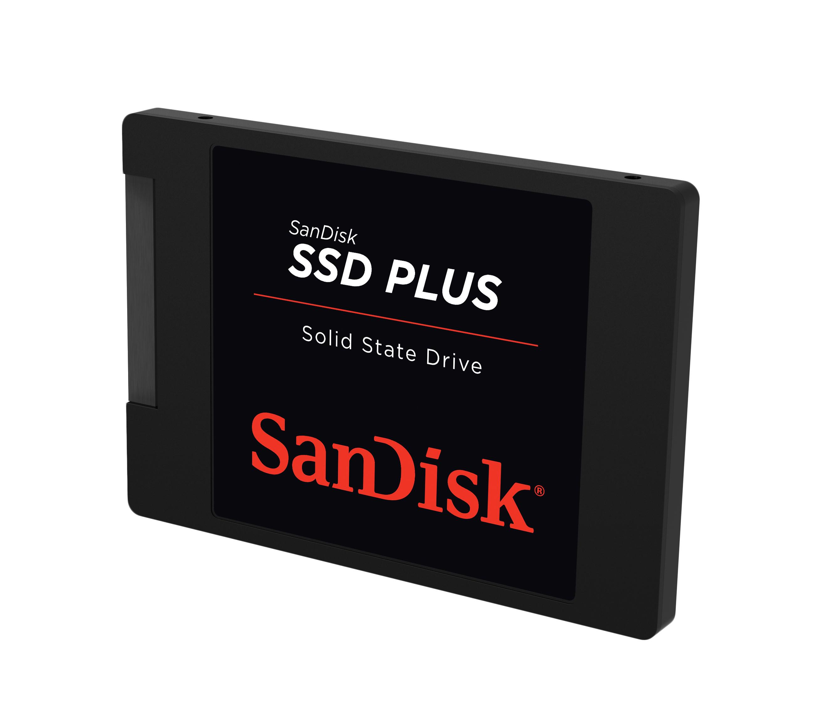 SANDISK SSD PLUS 480GB SSD, 2,5" 7mm, SATA 6Gb/s, Skaitymas / rašymas: 535 / 445 MB/s