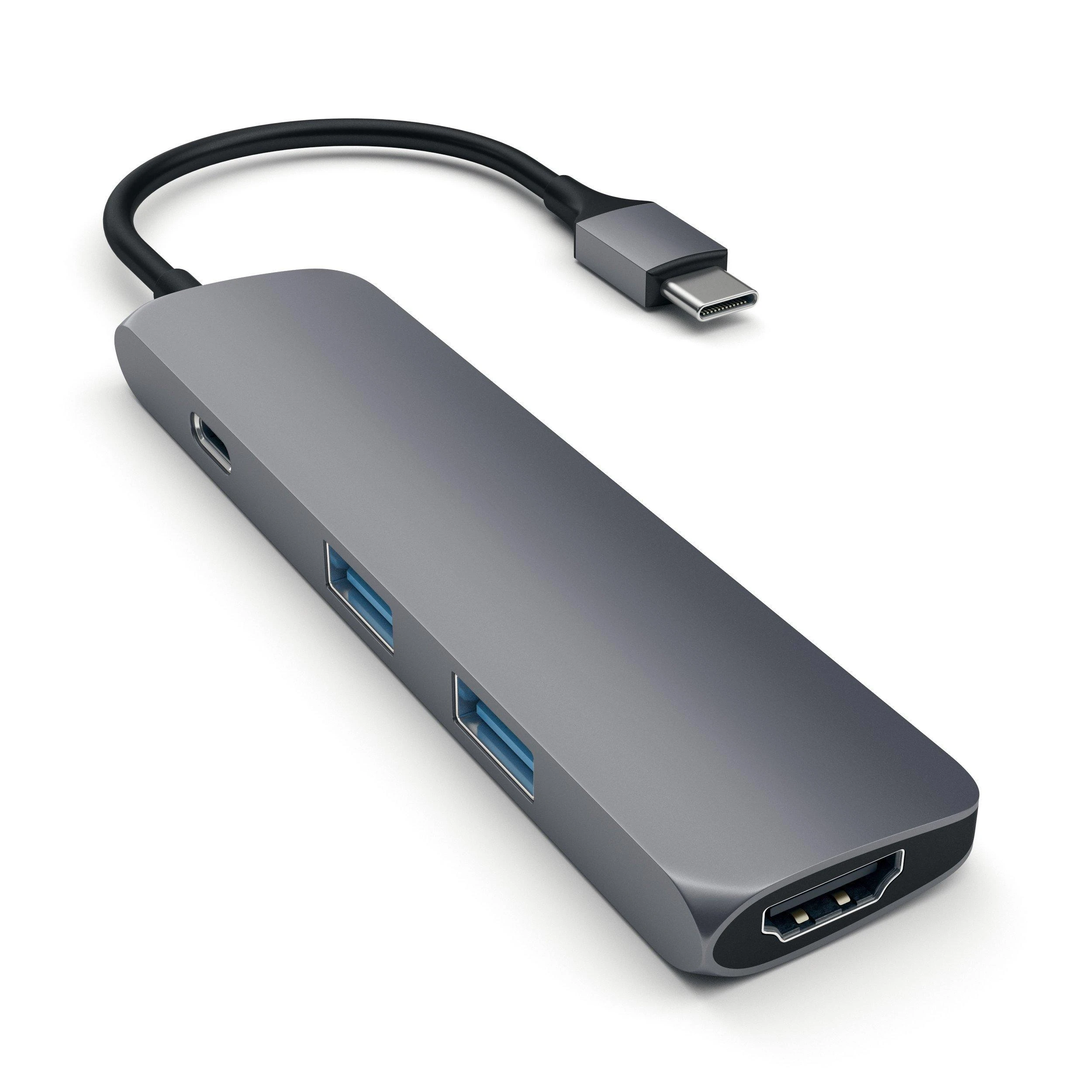 Satechi USB-C adapteris, pilkas