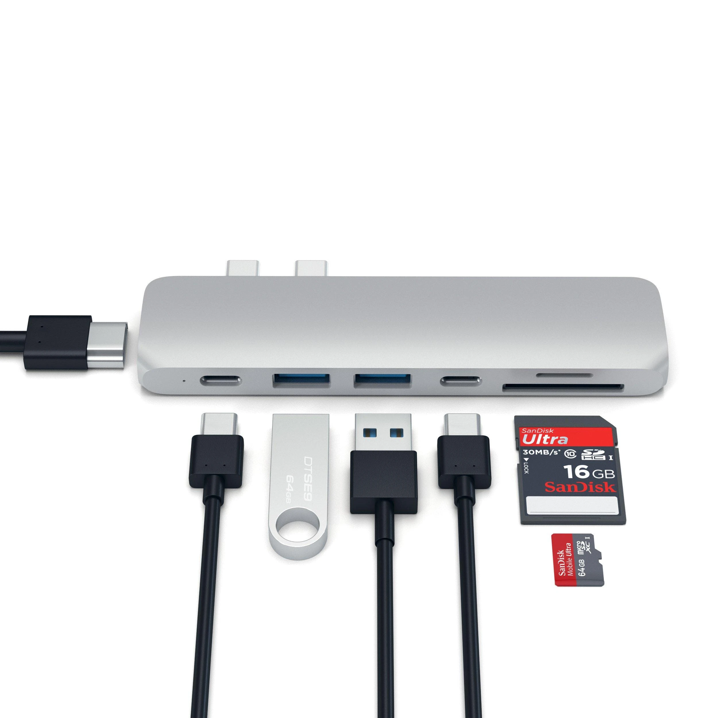 Stotis / replikatorius Satechi Pro Hub USB- C (ST- CMBPS)