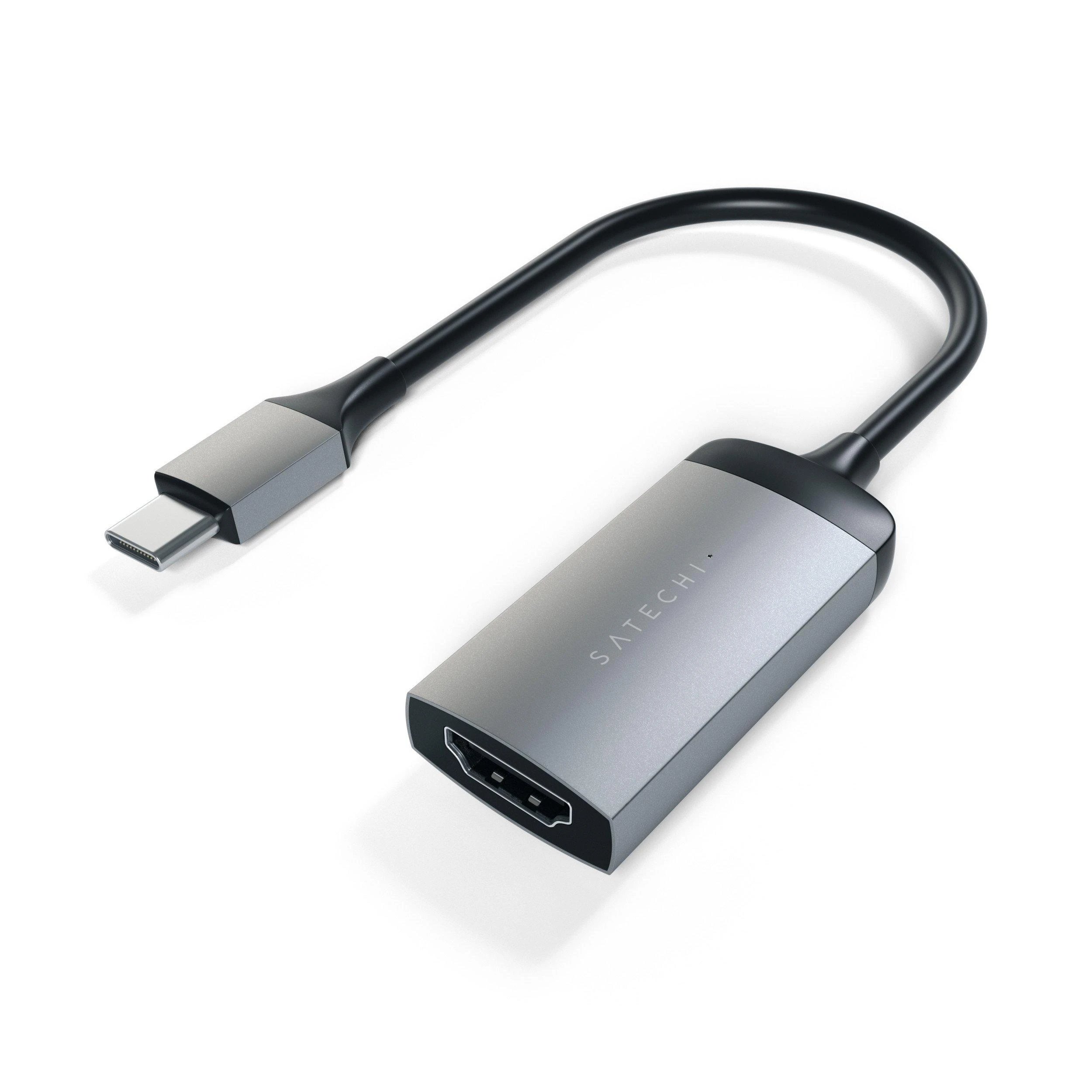 USB šakotuvas Satechi USB-C 4K 60 Hz HDMI Adapteris Space Pilka