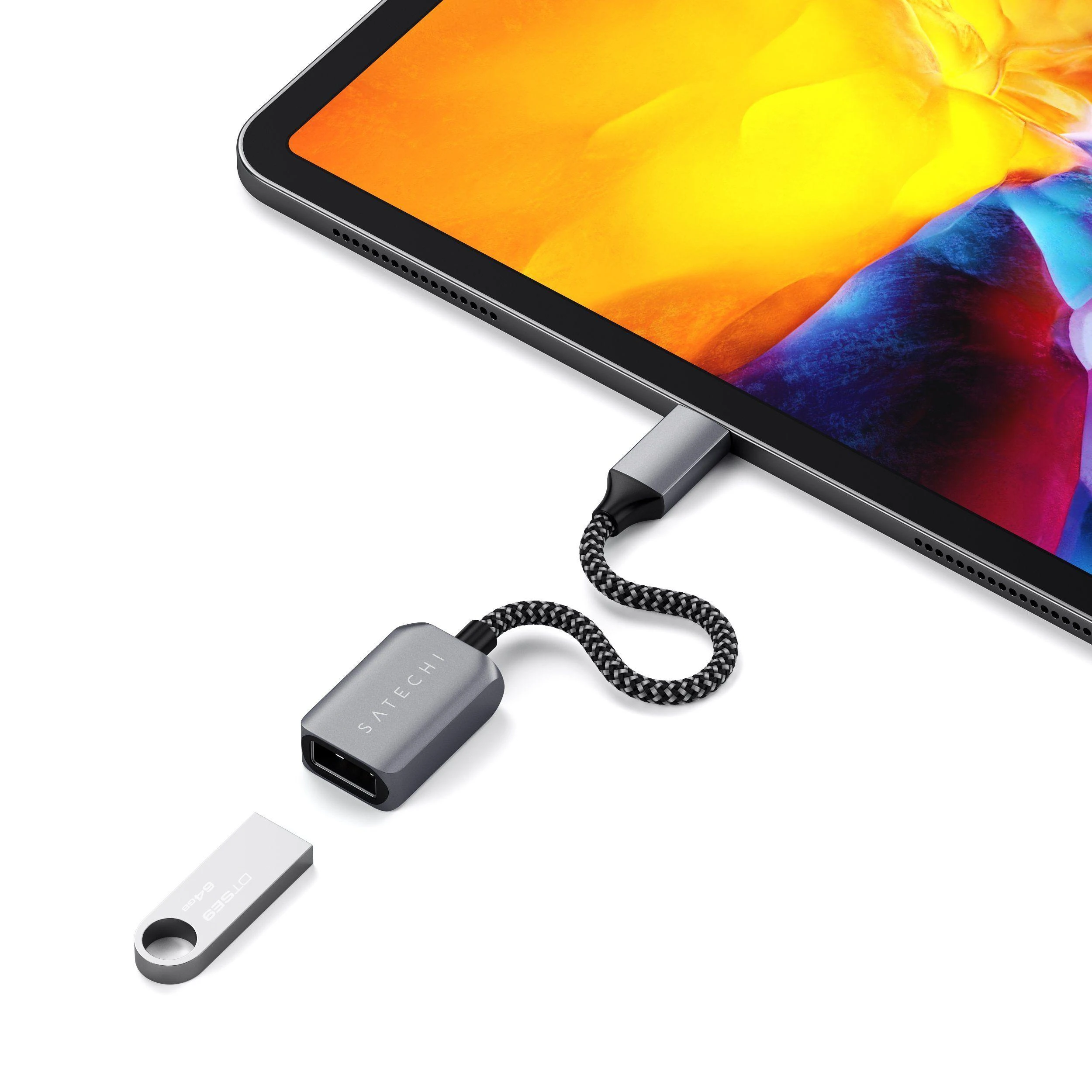SATECHI USB-C į USB 3.0 Adapteris Cable Space Gray