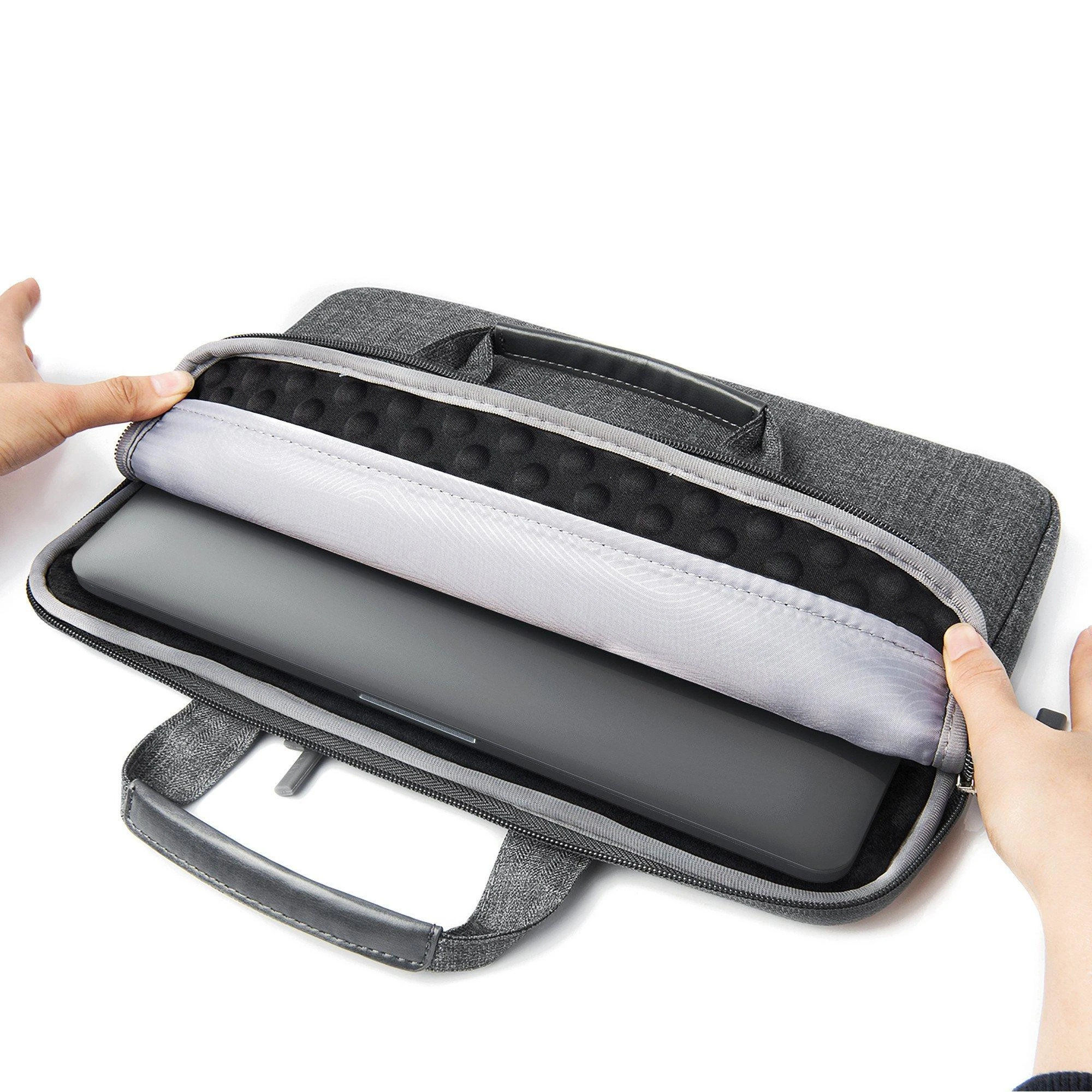 SATECHI Vanduo-Resistant Nešiojamas kompiuteris Carrying Case w/ Pockets 15''