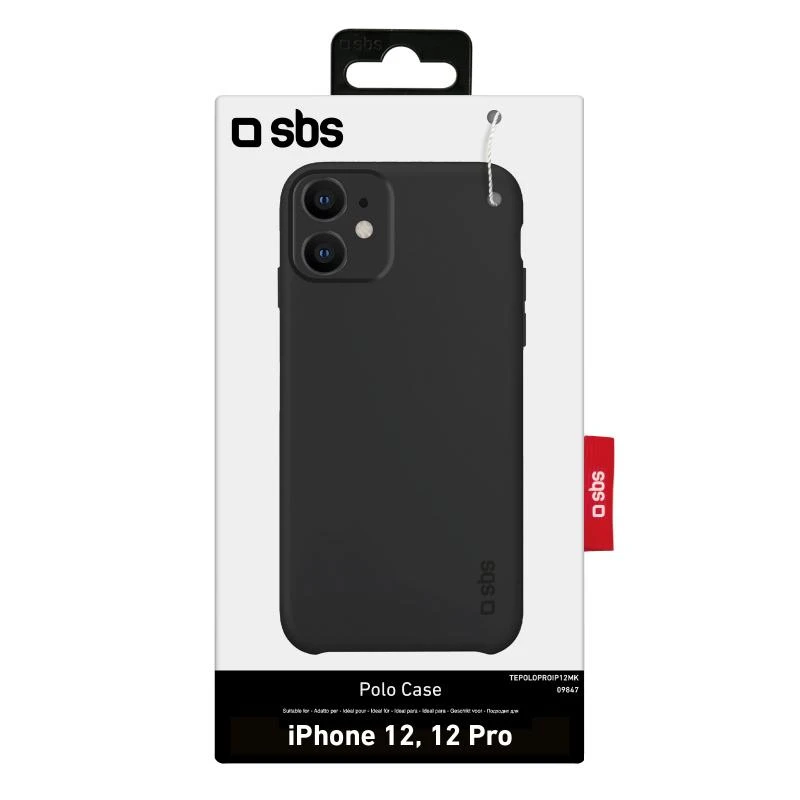 Dėklas SBS TEPOLOPROIP12MK, Cover, Apple, iPhone 12/12 Pro, 15.5 cm (6.1"), Juodas