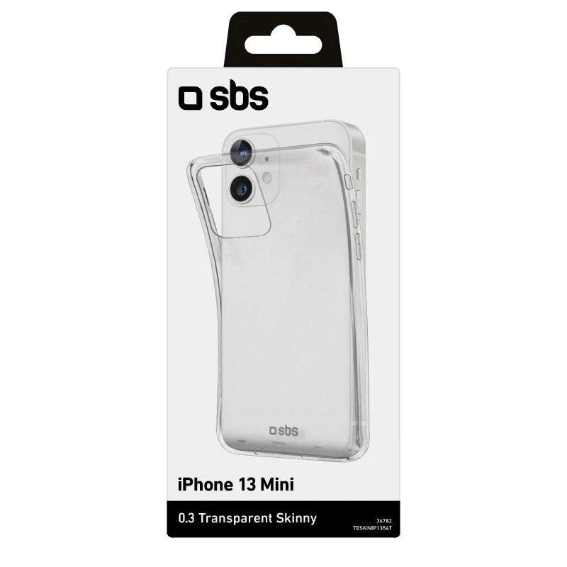 Dėklas Apple iPhone 13 Mini Skinny dangtelis su SBS Transparent