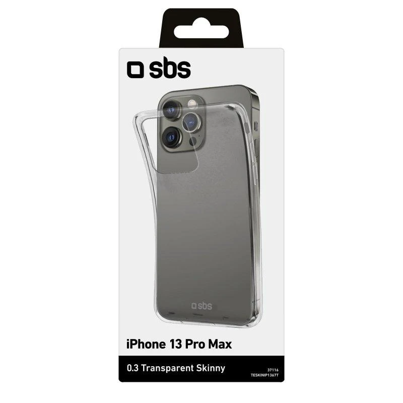 Dėklas Apple iPhone 13 Pro Max Skinny dangtelis su SBS Transparent