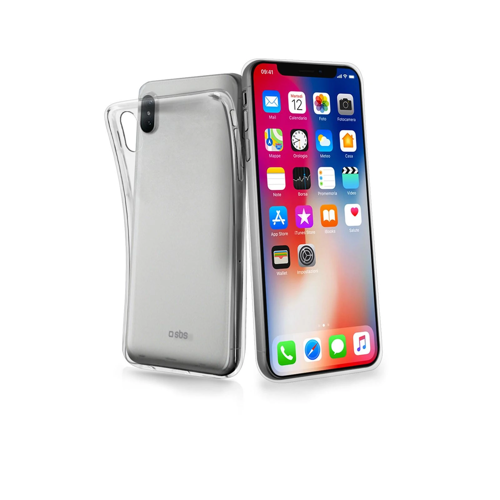 SBS DĖKLAS SKINNY do iPhone X