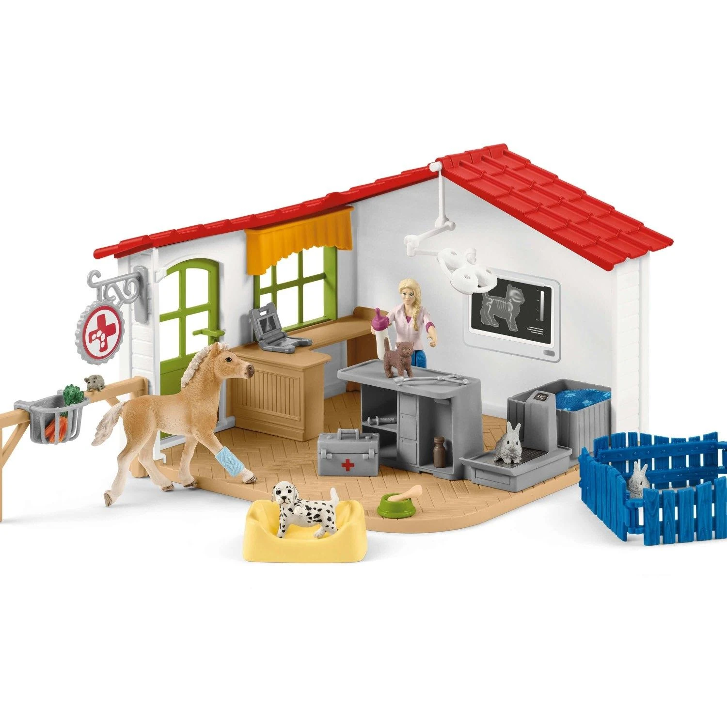 SCHLEICH FARM WORLD Veterinarijos klinika su naminiais gyvūnais