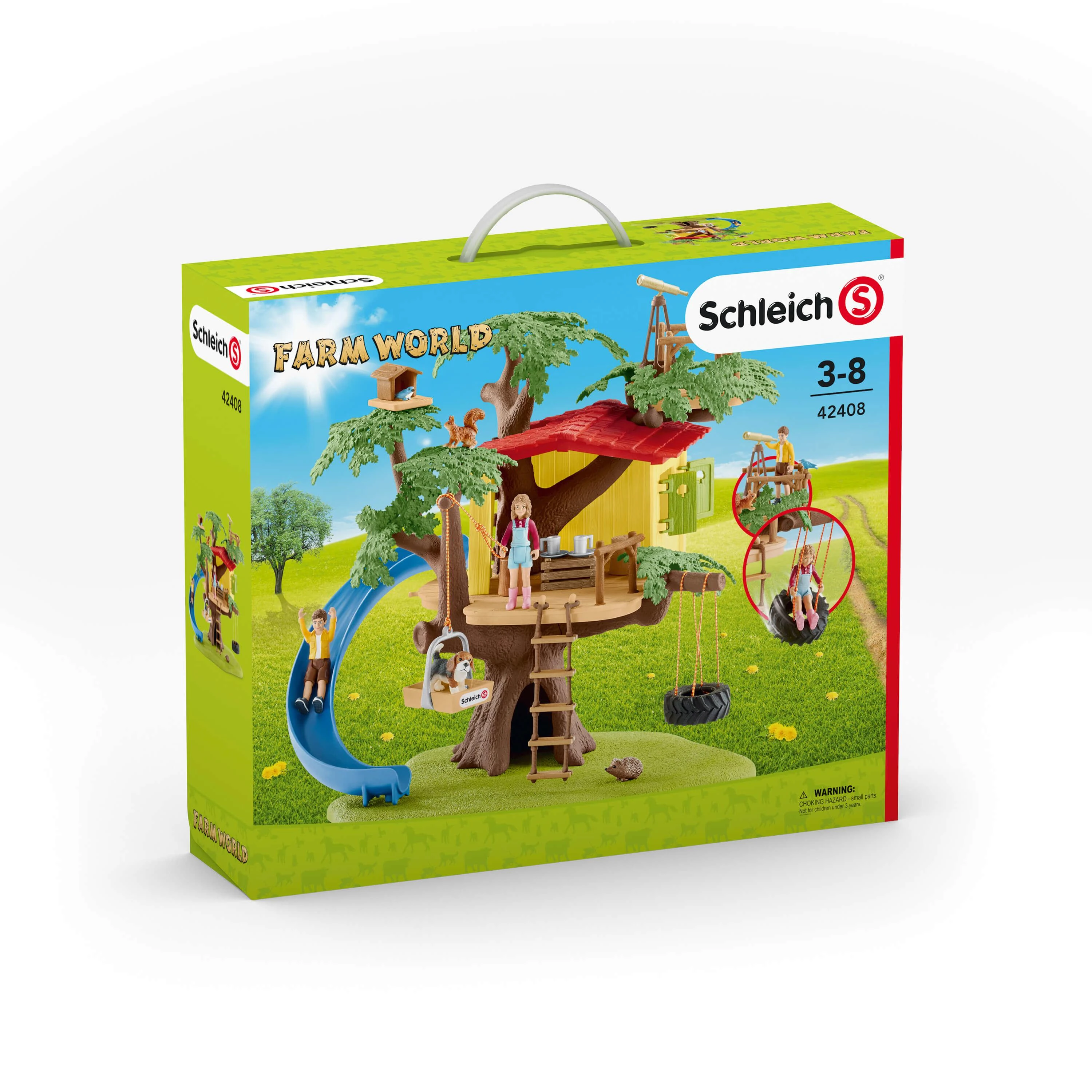 SCHLEICH „Naminiai gyvūnai“ Rinkinys - Namelis Medyje