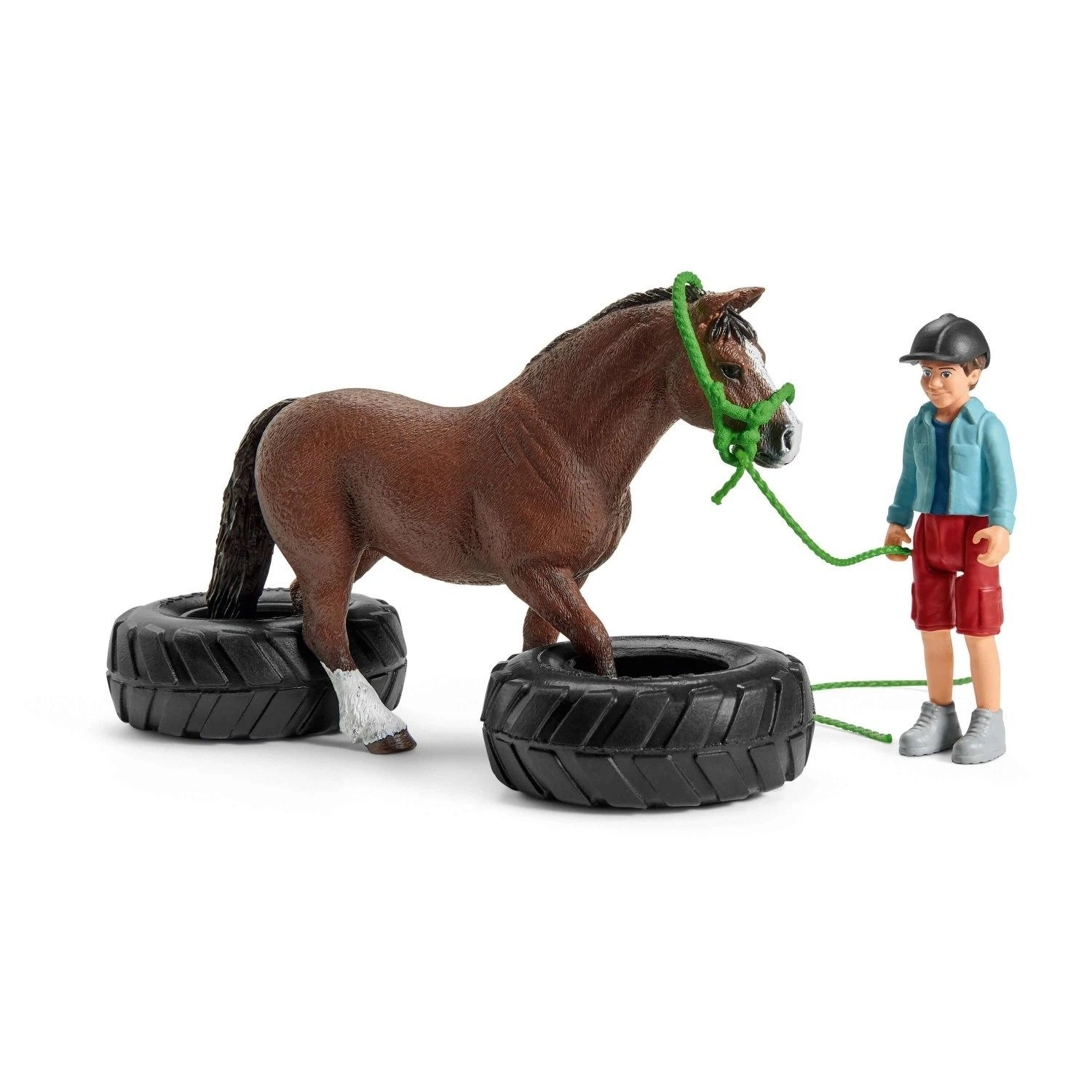 SCHLEICH FARM WORLD Ponių Ištvermės Lenktynės