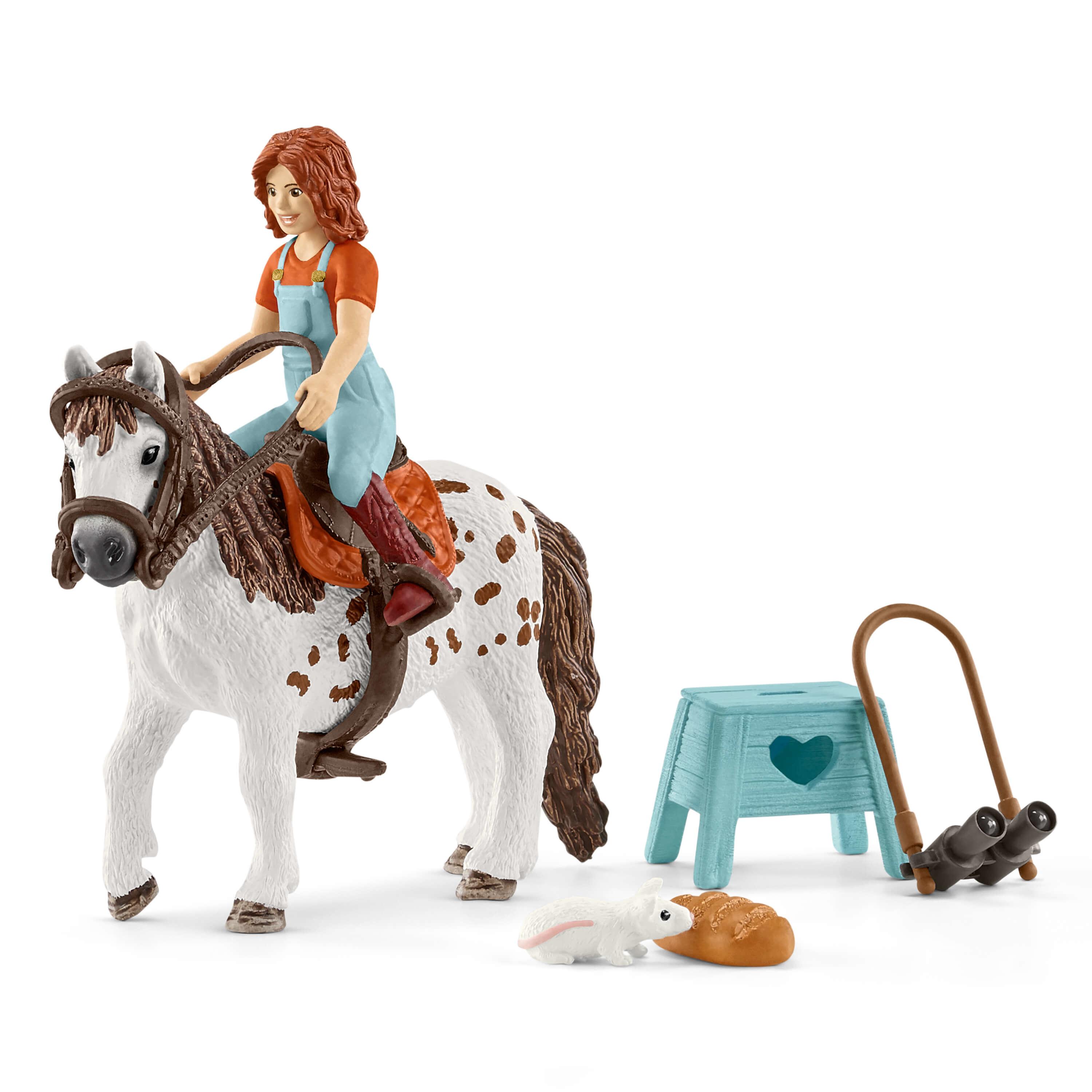 SCHLEICH „Arklių klubo“ Rinkinys - Raitelė Mia aprašymas - Prekės nuotrauka