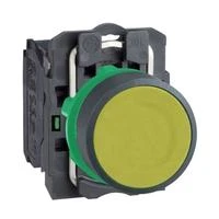 Geltonas 22mm valdymo mygtukas XB5AA51