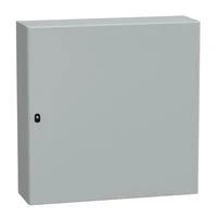 Schneider S3D metalinis korpusas Nt 1000x1000x300 Full Door With Plate Ip66 Ik10 Pilkas