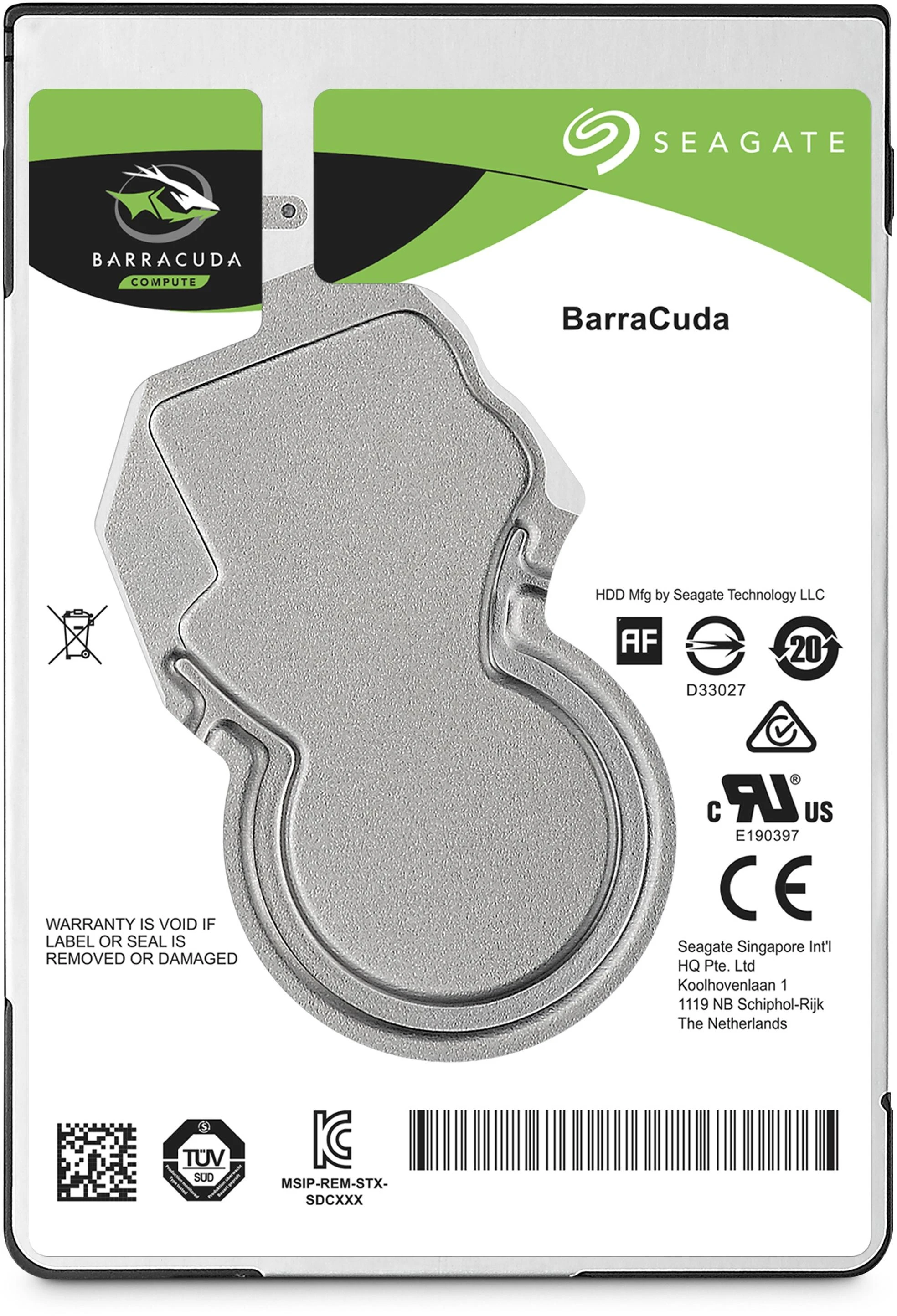 Seagate Barracuda ST4000LM024 - 2.5" - 4000 GB - 5400 RPM