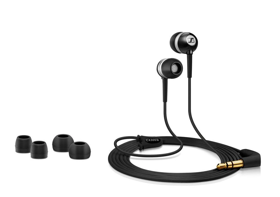 Wire ausinės Jack 3,5 mm Sennheiser CX 300-II Precision juodas