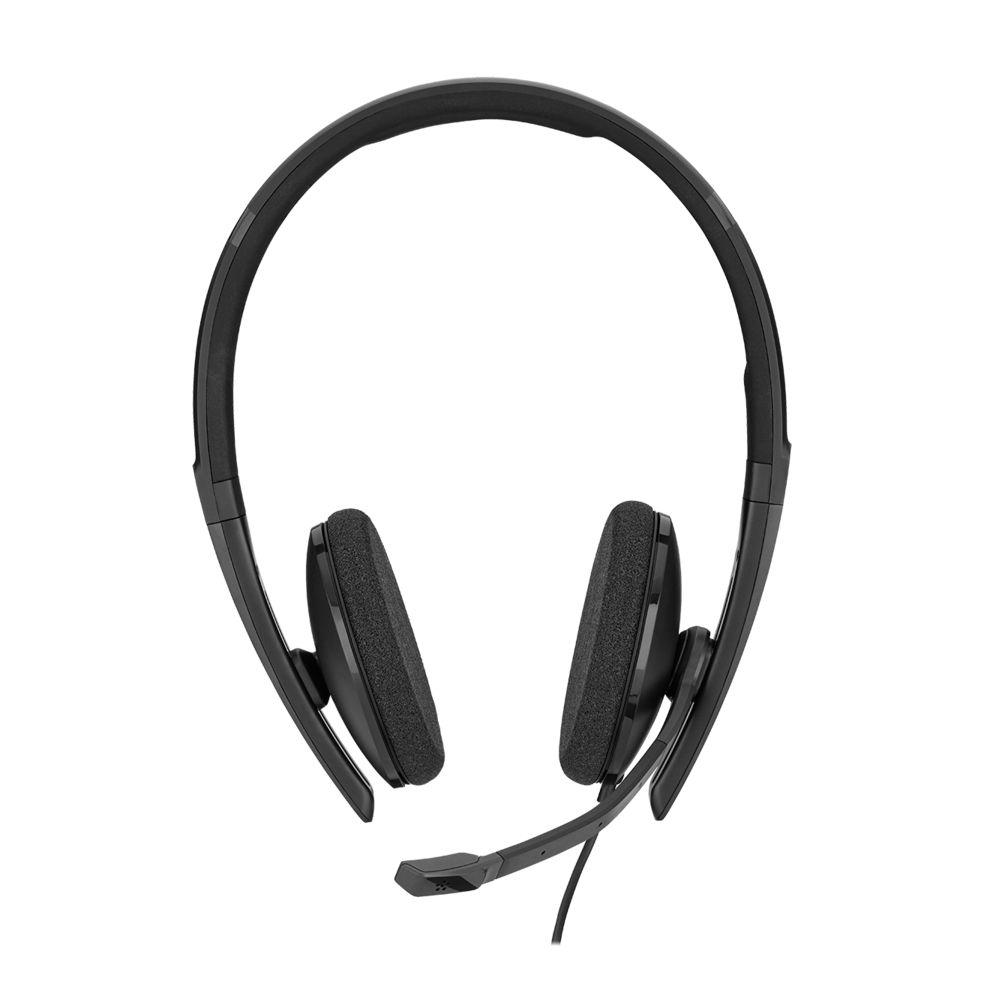 Epos , Sennheiser EPOS SC 160 USB-C - Ausinės - su lankeliu ant galvos -  Office / Call center - Juodas - Dvipusės - In-line control unit | Varle.lt