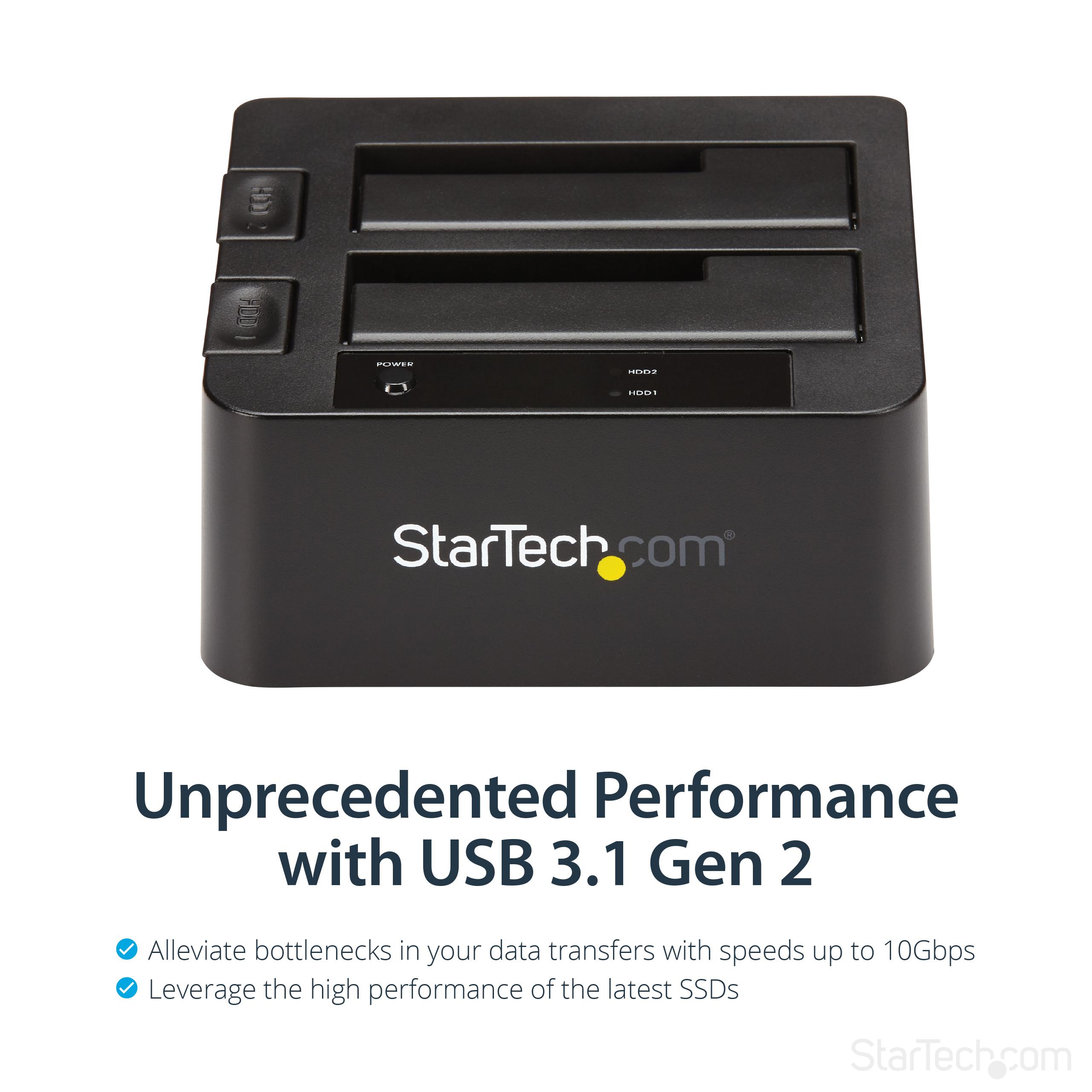 Kietasis diskas Montavimo stotis StarTech 2.5 "/ 3.5" - USB 3.2 Gen 2 (SDOCK2U313)