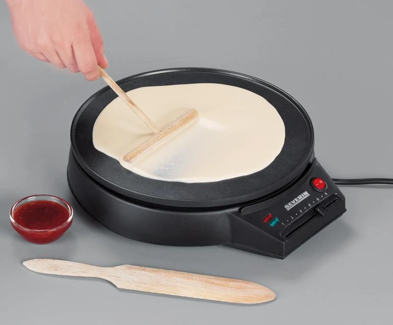 Blynelių keptuvė Severin CM 2198 Crepes Maker Juoda, 1000 W
