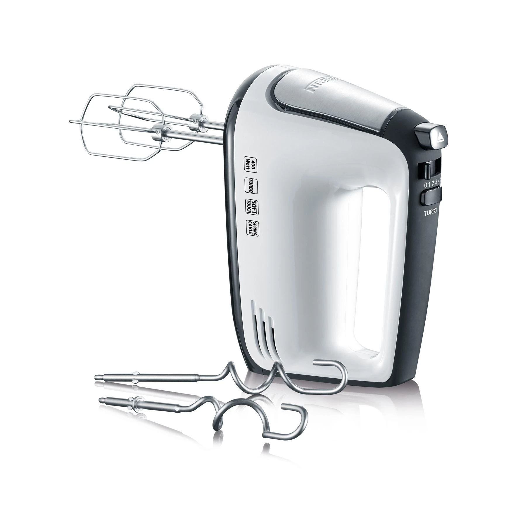 Plakiklis Severin HM 3830 mixer Hand mixer 400 W Baltas