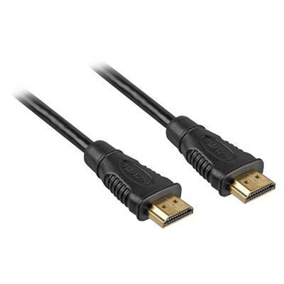 Sharkoon 2m HDMI kabelis - 2 m - HDMI tipas A (standartinis) - HDMI tipas A (standartinis) - Juodas