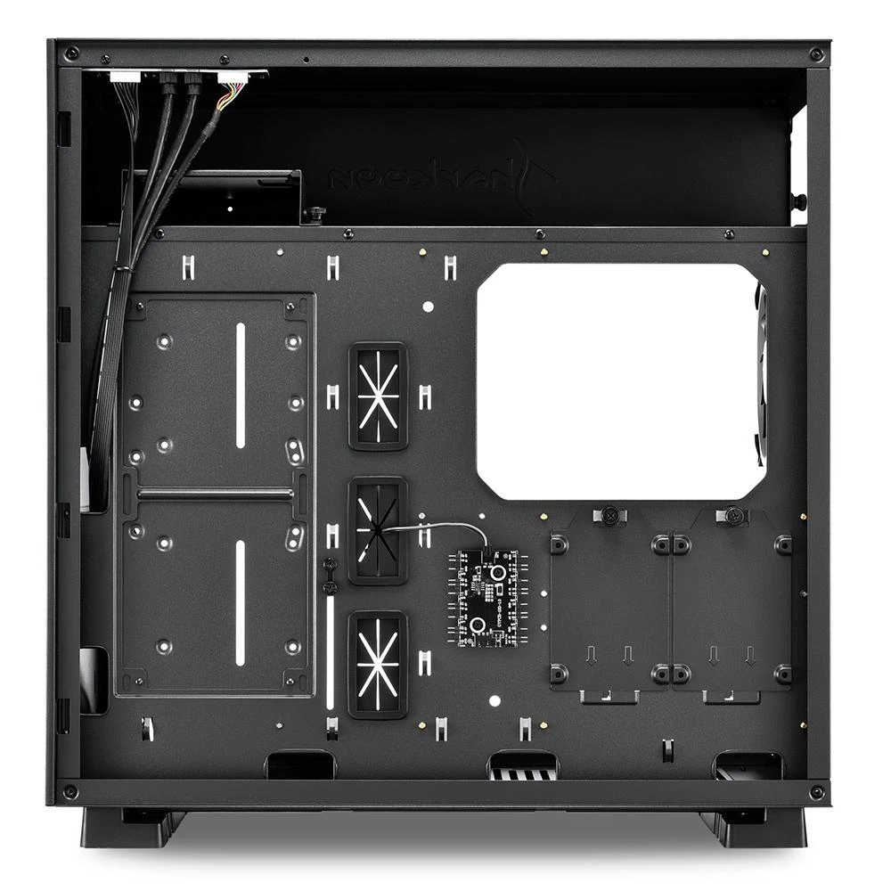Sharkoon PURE STEEL RGB, Tower-case - juodas, gehrtetes Glas