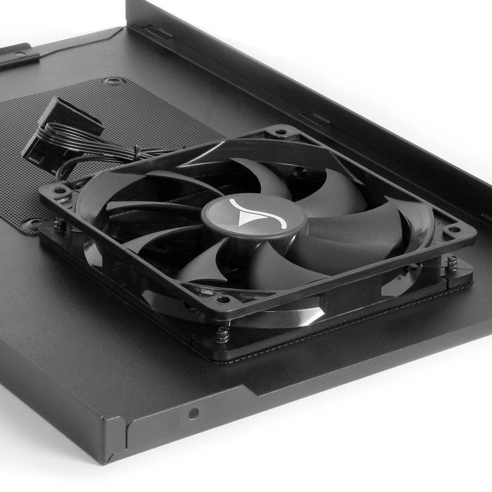 Sharkoon QB One Juodas - Midi/Minitower ITX, Mini-ITX 3,5 - PC-/Server įkroviklis Khler - USB, USB 2.0, USB 3.0